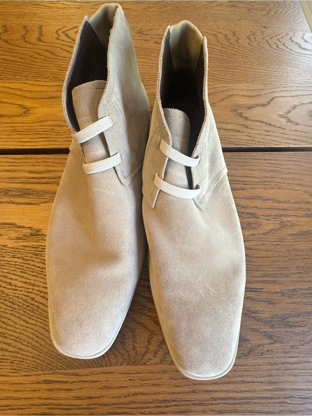 Cole Haan LenarGrand Suede Chukka Boots - Light Taupe Nike Soles Men’s Size 12
